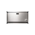 962-11 Stainless Steel Baby Changing Station Closed Front