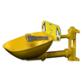 Wall-Mounted Halo Eyewash with yellow impact-resistant plastic bowl and hand activation - Model S19224EW