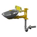 Wall-Mounted Halo Eyewash with stainless steel bowl, p-trap and hand activation - Model S19224BPT
