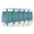 Baked enamal toilet partitions cubicles
