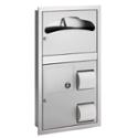 toilet paper and seat cover dispenser model 5912