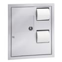 toilet paper dispenser and napkin disposal model 5942