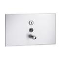 wall mounted recessed horizontal soap dispenser model 6437