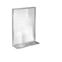 channel frame mirror with attached shelf model 7815
