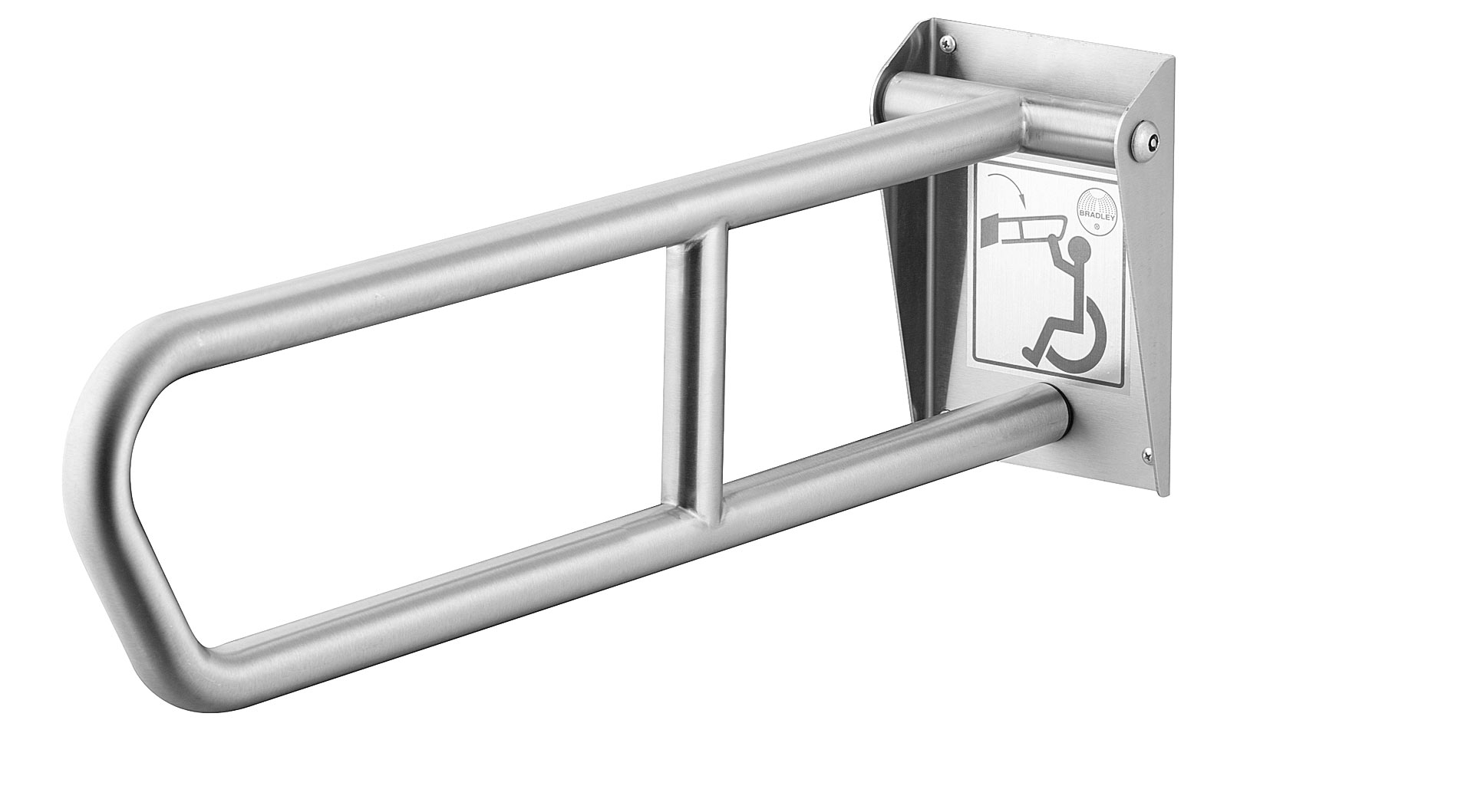 Swing-Up Grab Bar: 34 Length - Bradley Corporation