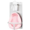 Surface mounted satin finish stainless steel bed pan/urinal holder - Model 9905