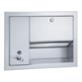 Multi-Purpose Stainless Steel Soap and Towel Dispenser Unit - Model 1471
