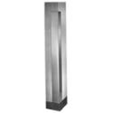 satin finish stainless steel corner guard - Model 991