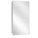 Stainless Steel Adjustable Shelf Medicine Cabinet with Full Size Mirror