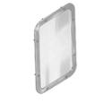 Integral Framed Stainless Steel Wall Mirror with round corners - Model SA05