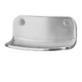 surface mounted stainless steel soap dish with front mounting model sa22
