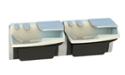 2 station sink featuring soap water and hand drying in one place - Advocate AV60 Lavatory System