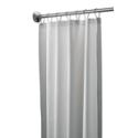 White Vinyl Antimicrobial Shower Curtain - Model 9533