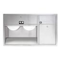 5952 Jumbo Dual Roll Tissue Dispenser/Waste Receptacle Right