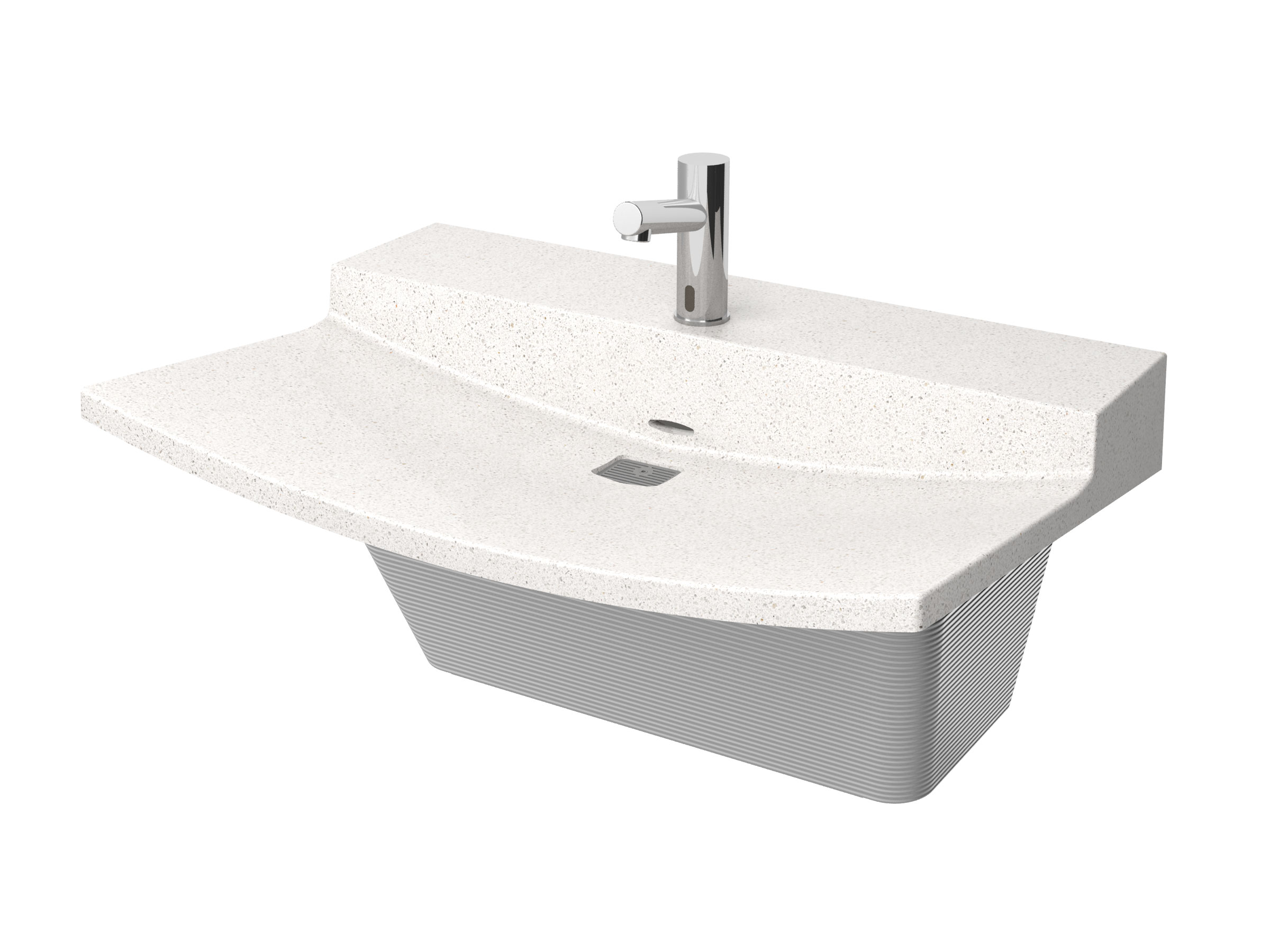 1-Station L-Series Verge Lavatory System - Model LVLD1