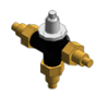 BIM model of a point-of-use  Navigator thermostatic mixing valve - Model S59-4016D