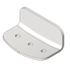 BIM model of a heavy duty stainless steel security soap dish with front surface mounting - Model SA21