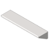 BIM model of a stainless steel security shelf with chase mounting - Model SA49