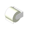 BIM model of a tension spring controlled spindle-less toilet tissue dispenser - Model 505