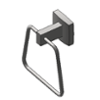 BIM model of a stainless steel towel ring in a rounded trapezoidal shape - Models 9334, 9335