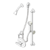 BIM model of a built in wall shower with hand held shower head on flexible hose - Model 1C