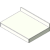 BIM model of a Terreon solid surface OmniDeck with no bowls - Model LD-3010-MOD