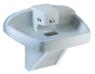 wall-hung three-station Tri-Fount Washfountain made of Terreon Solid Surface - Model MF2939