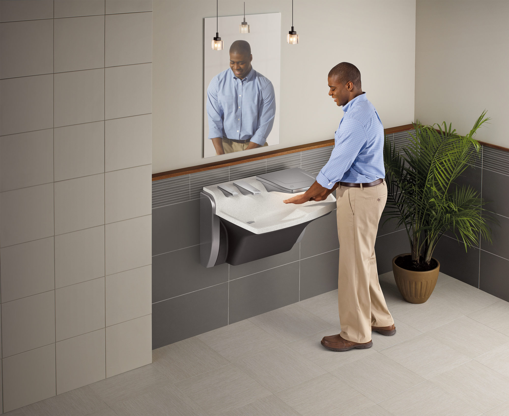 Retail restroom sink - Advocate AV Series