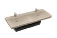 2 station school sink made of Terreon solid surface - ELX-Series - Model ELX-2