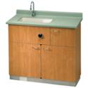 Patient Care Cabinet with sink and hide away toilet - Model LC700
