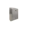Surface Mounted Stainless Steel Sheet Tissue Dispenser right angle view - Model 515