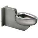 stainless steel security toilet with siphon jet and chase mounting - Model 922-7245