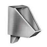 stainless steel urinal for security applications with chase mounting