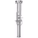 Barrier Free Stainless Steel Preassembled Column Shower with Drain Fitting and Soap Dish - Model HN-400