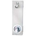 Individual Preassembled Pivoting Stainless Steel Wall Shower - Model WS-1X