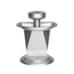 Sentry Floor-Mounted 36" Stainless Steel Semi-Circular Shallow Bowl Washfountain with hand or foot activation